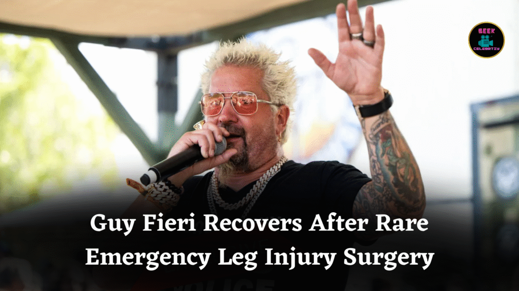 Guy Fieri Undergoes Emergency Surgery After Rare Leg Injury Halts Filming of New Show