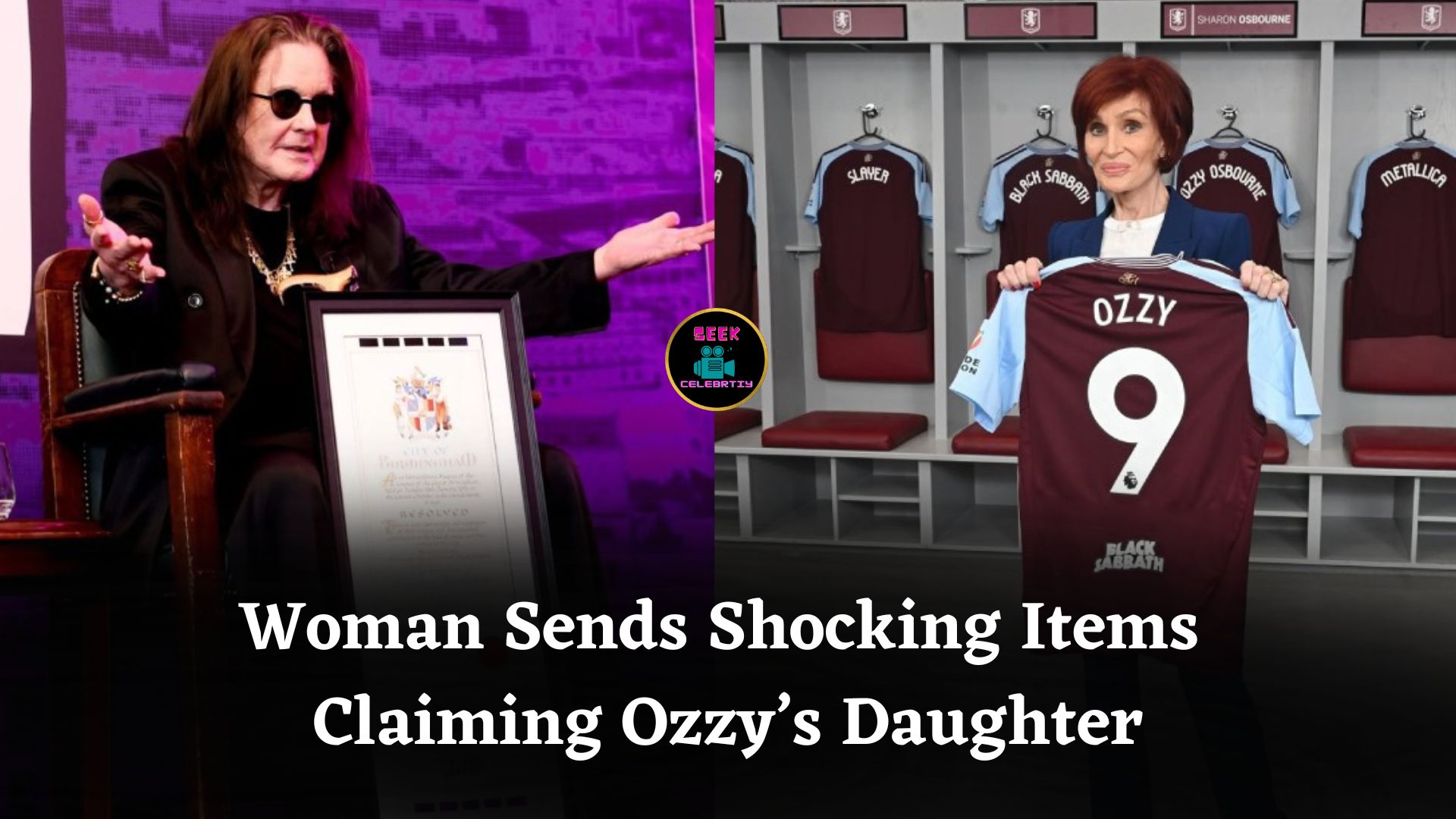 Woman Claiming to Be Ozzy Osbourne’s Secret Daughter Sends Shocking Items to Sharon Osbourne