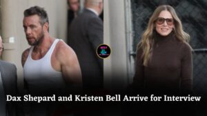 Dax Shepard and Kristen Bell Arrive at Jimmy Kimmel Live Ahead of Highly Anticipated Interview