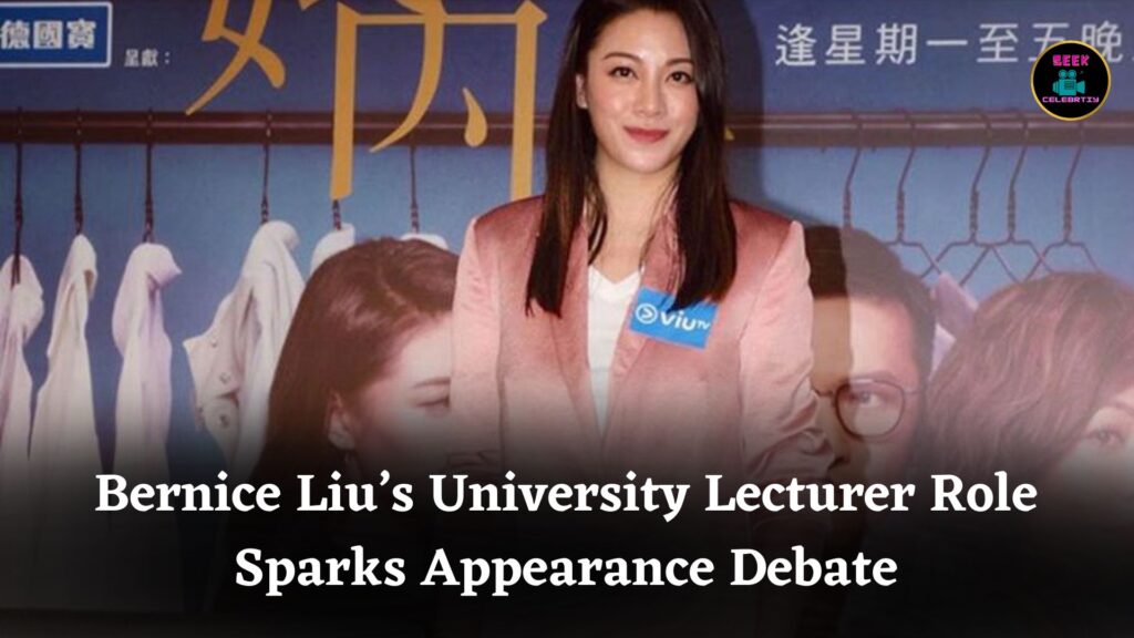 Bernice Liu’s New Role As University Lecturer Sparks Online Debate Over Her Changed Appearance