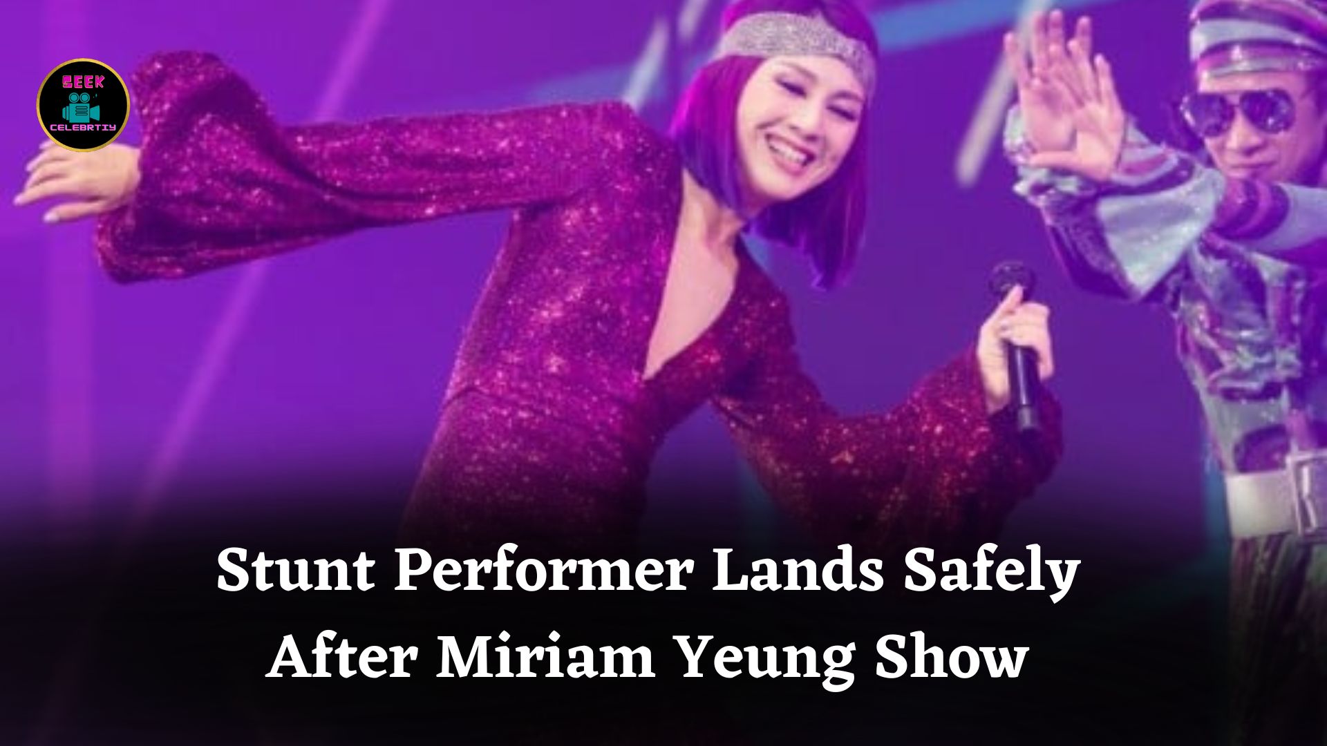 Stunt Performer Suspended Mid-Air During Miriam Yeung Concert Safely Lands After Technical Signal Fault