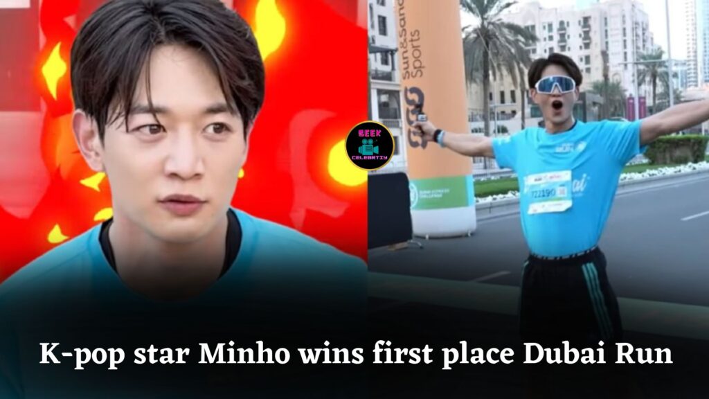 K-pop star SHINee’s Minho proves athletic power by winning first place at Dubai Run event