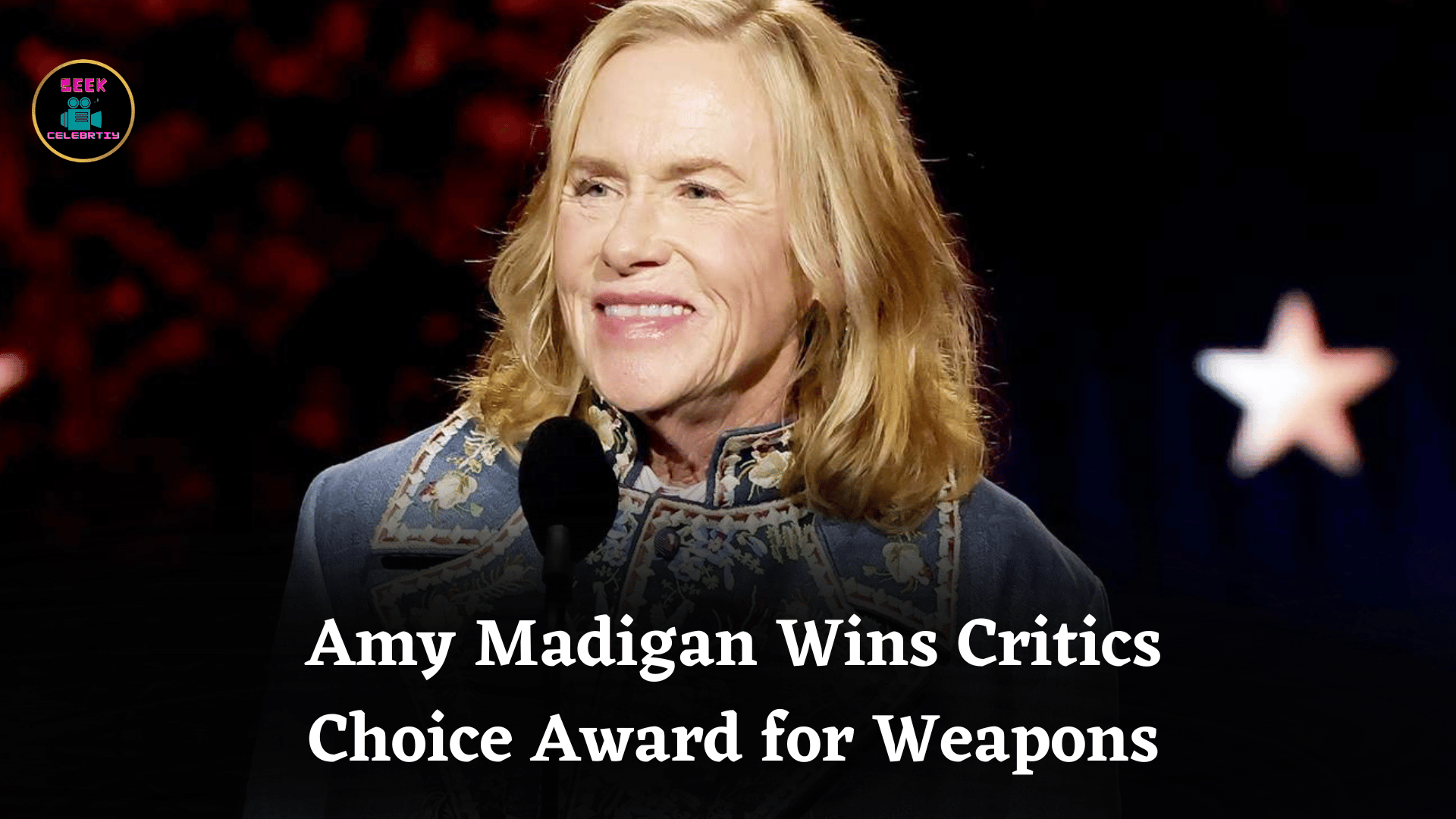 Amy Madigan Wins Critics Choice Award for Weapons