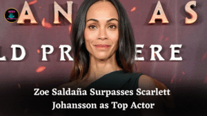 Zoe Saldaña Surpasses Scarlett Johansson as Top Actor