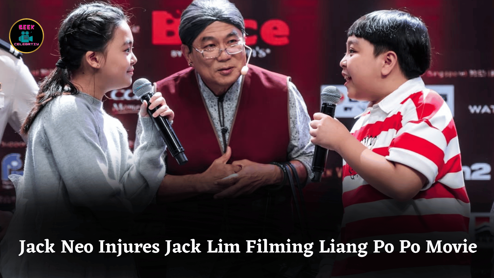 Jack Neo Injures Jack Lim Filming Liang Po Po Movie