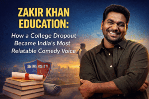 Zakir Khan education journey from college dropout to comedy success