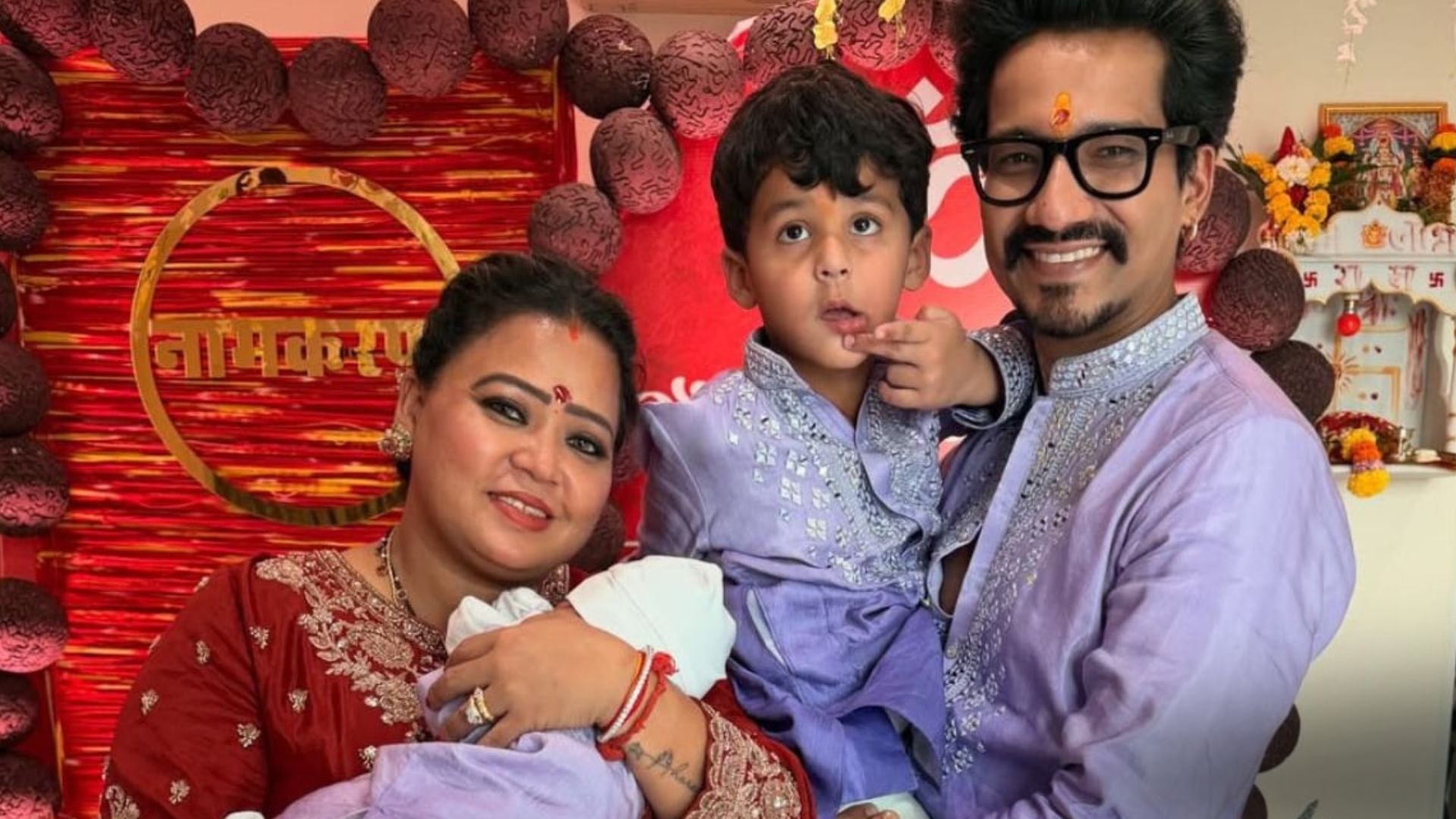 Bharti Singh and Haarsh Limbachiyaa Celebrate Second Son’s Namkaran Ceremony, Officially Naming Him Yashveer