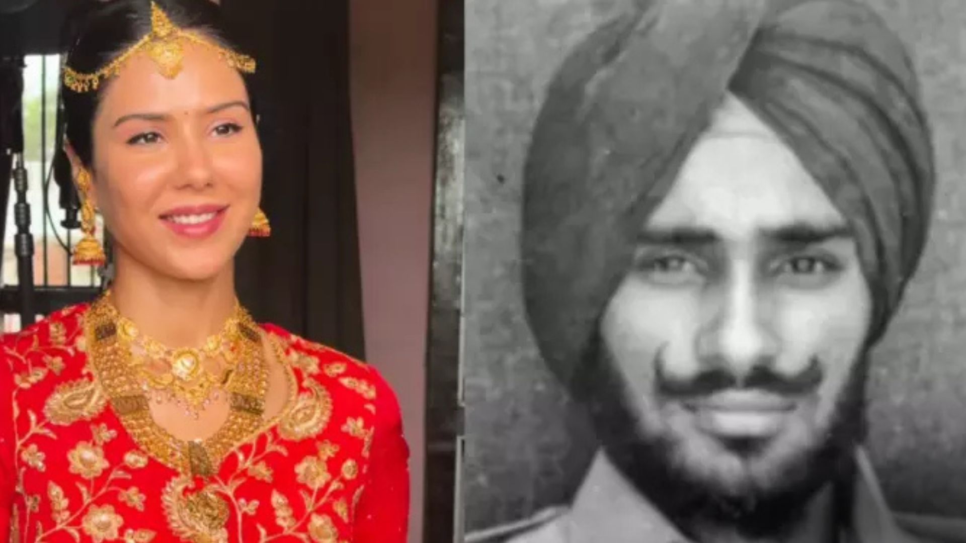 Sonam Bajwa plays young war widow Manjit Kaur, wife of Flying Officer Nirmal Jit Singh Sekhon