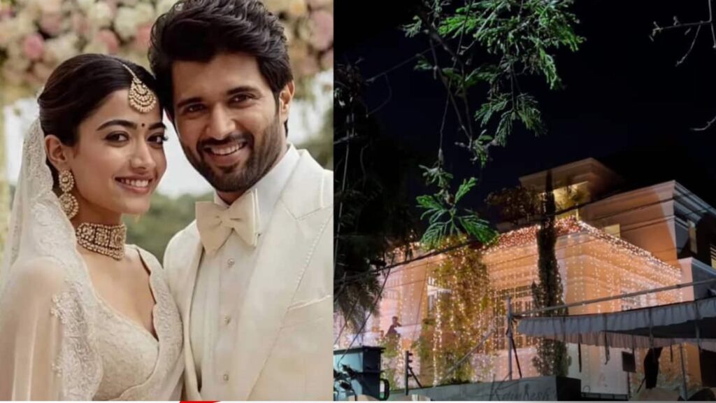 Vijay Deverakonda’s Hyderabad House Decorated with Lights Ahead of Udaipur Wedding with Rashmika 