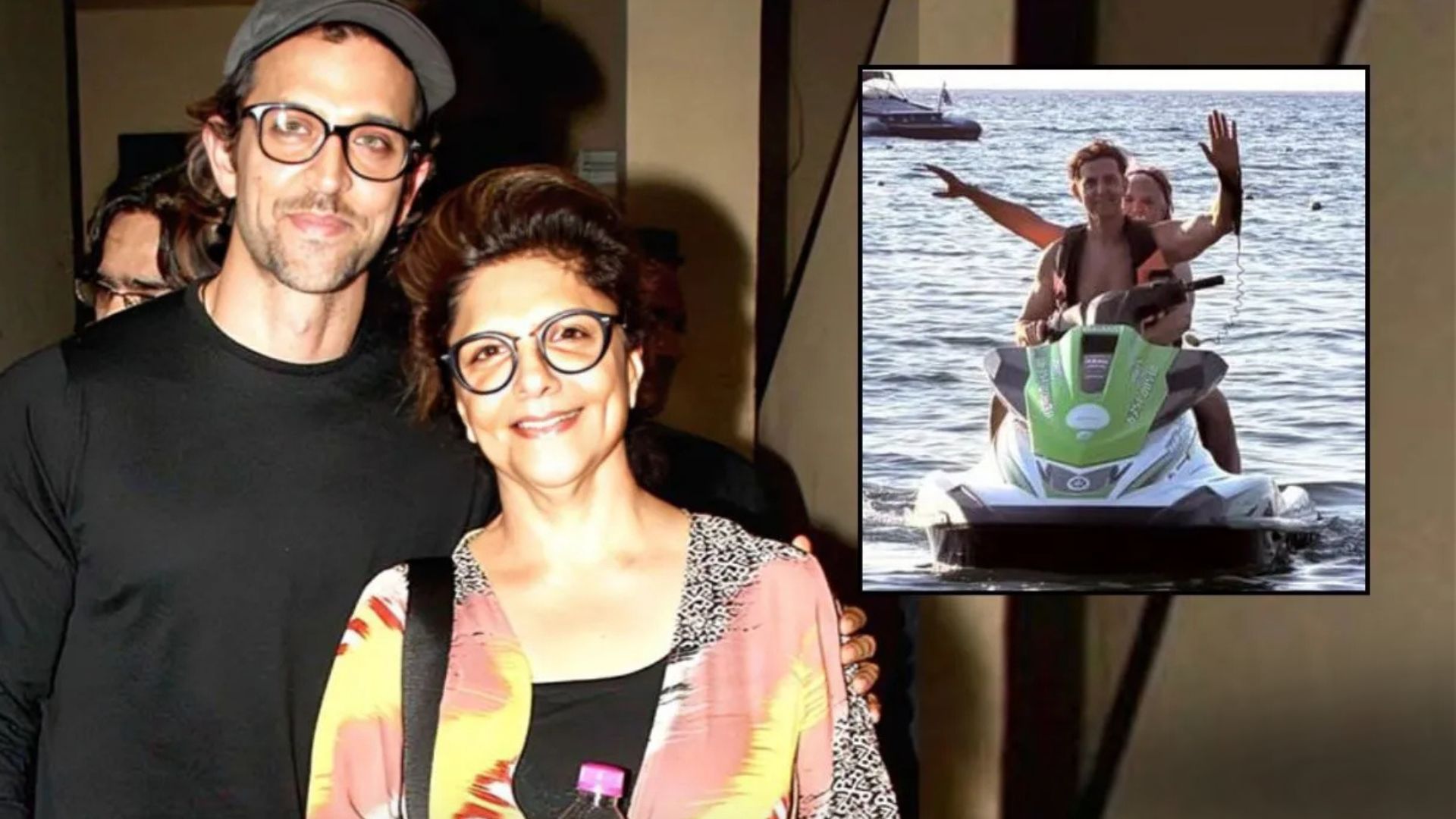 Hrithik Roshan Surprises Mom Pinkie With Thrilling Jet Ski Ride, Calls It Best Birthday Gift