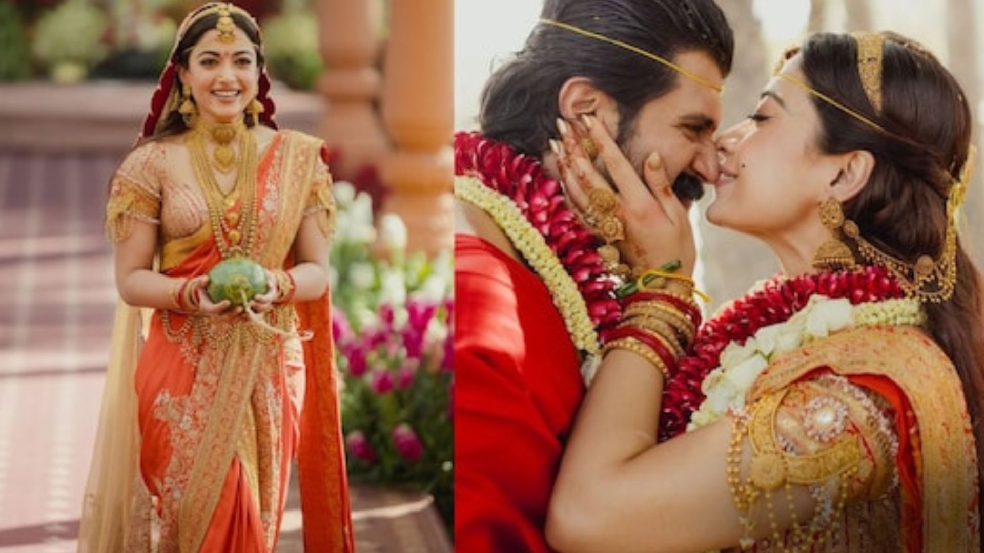 Why Rashmika Mandanna Carried A Coconut At Her Traditional Wedding With Vijay In Udaipur Ceremony