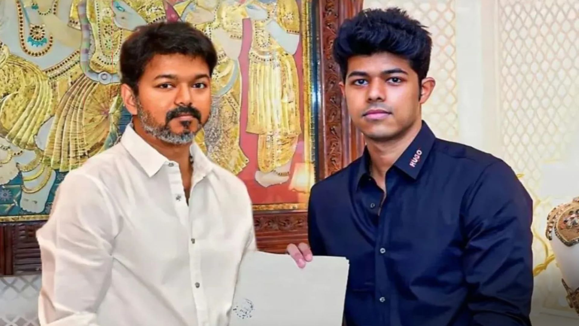 Jason Sanjay credits himself as Jason Sanjay S in debut film Sigma using mother Sangeetha’s initial