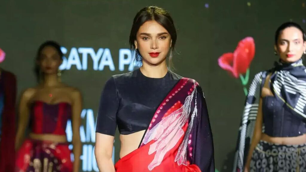 Aditi Rao Hydari Debuts as Co-Creative Director, Reinvents Saree Style at Lakmē Fashion Week Show