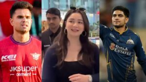 Supporting LSG or GT? Sara Tendulkar reacts silently to IPL question at airport viral moment