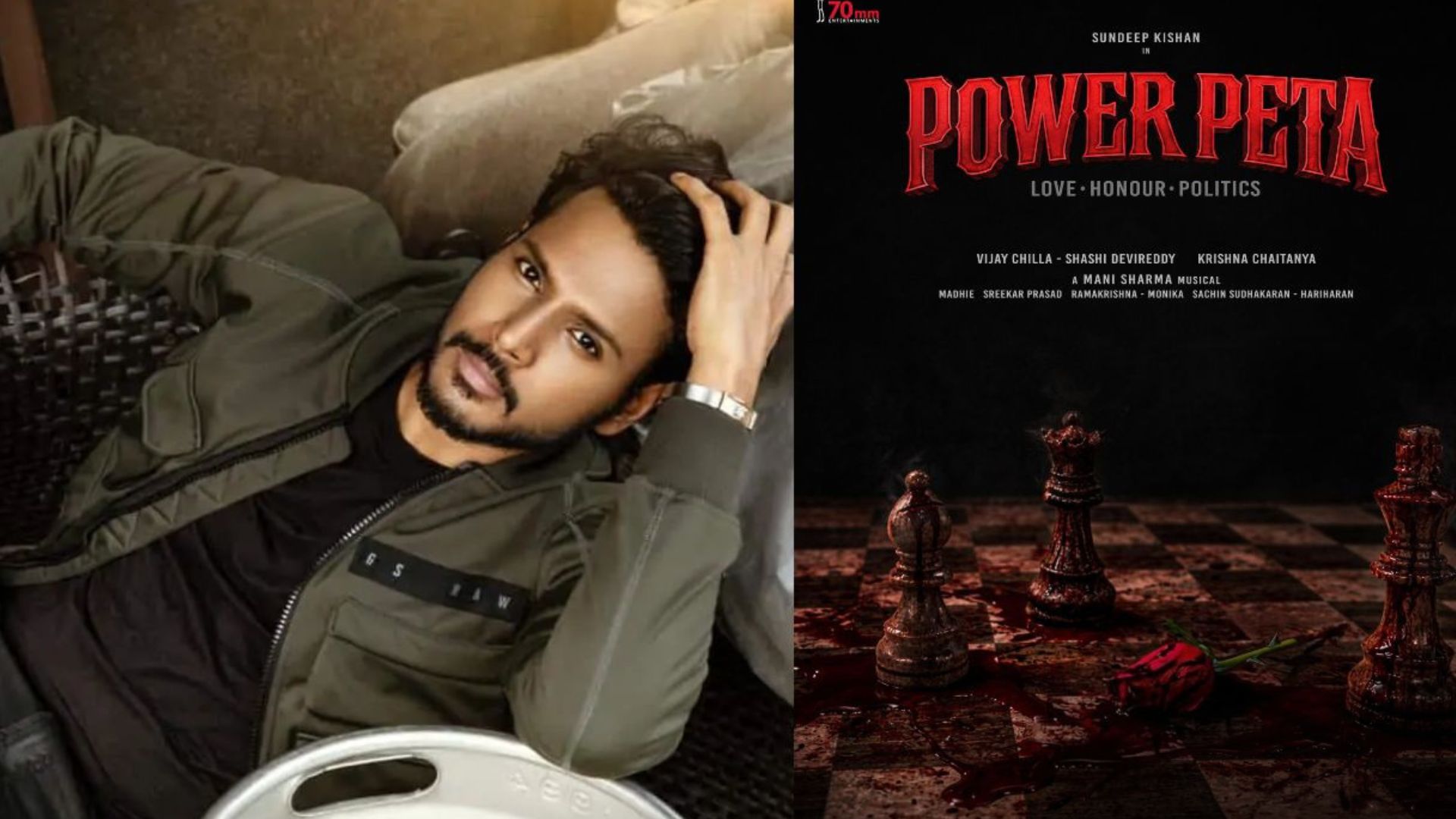 After 16 years in Telugu cinema, Sundeep Kishan announces Power Peta with director Krishna Chaitanya