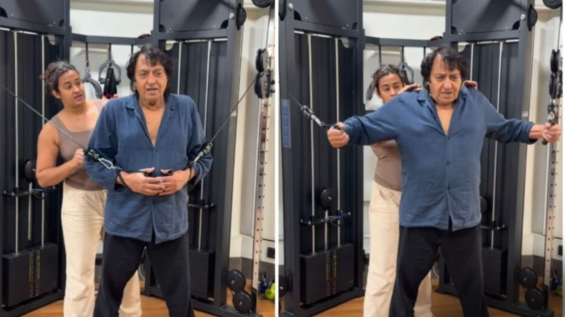 Ranjeet keeps fitness strong in 80s, credits daughter as coach in latest workout video message